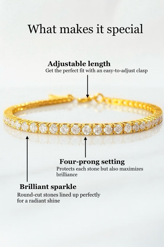 Classic Tiny Brilliant Tennis bracelet
