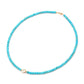 14k Gold Turquoise Necklace with Shiva Shell