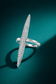 Pavé Bar Ring with Cubic Zirconia – Sterling Silver