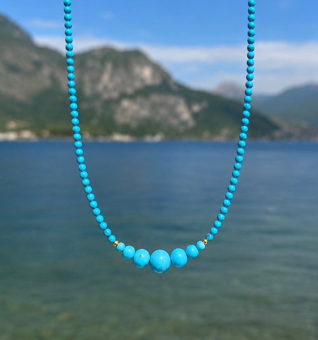 Graduated Turquoise Necklace