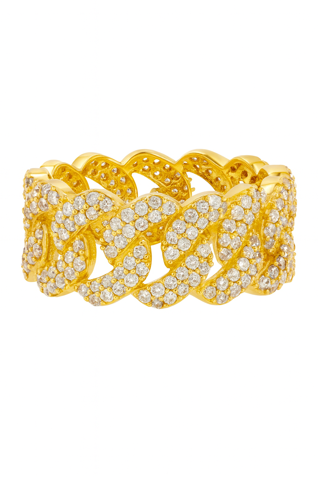 Cuban link ring