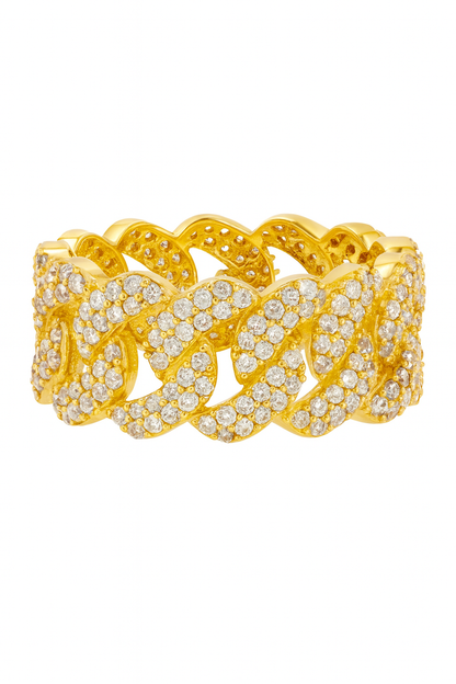 Cuban link ring