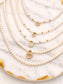 14k Gold Eye Freshwater Pearl Necklace
