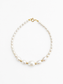 14K Gold Accents Pearl Bracelet