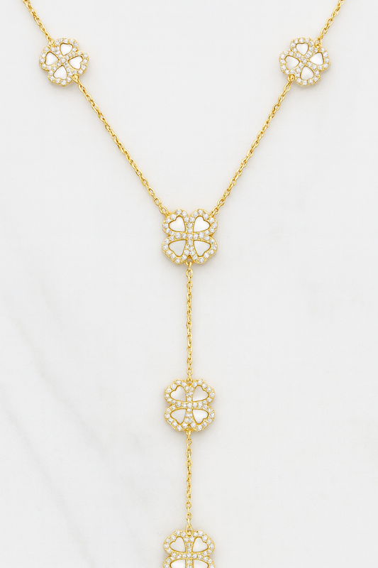 Gold Clover Necklace