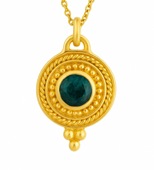 Green Orbit pendant (chain included)