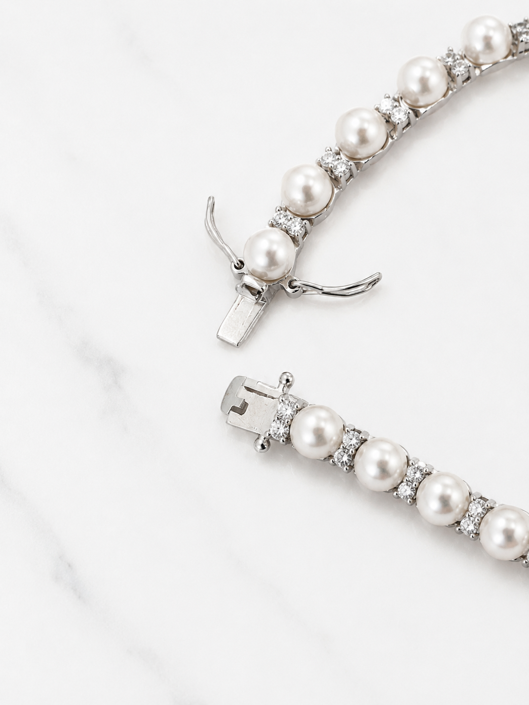 Crystal Line Tennis Bracelet