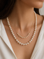 14k Gold Classic Pearl Necklace