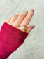 Big Heart Zirconia Solitaire Ring