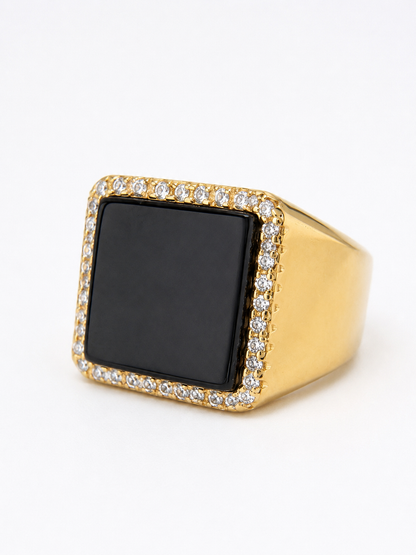Celeste Mother of Pearl Signet Ring