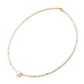 14k Gold Drop Pearl Necklace