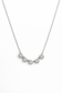 Five-Stone Halo Cubic Zirconia Necklace