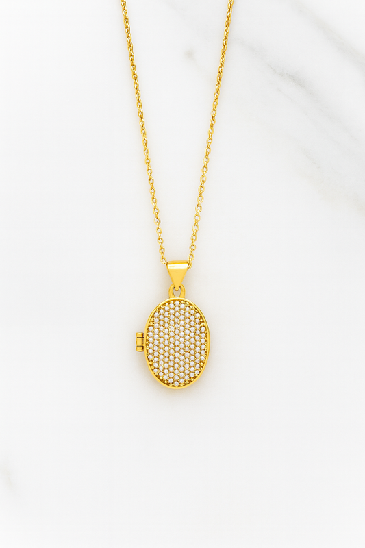 Golden Keepsake Locket