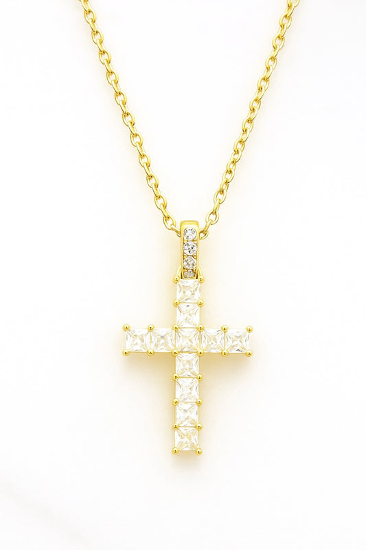 Princess-Cut Cross (chain included)