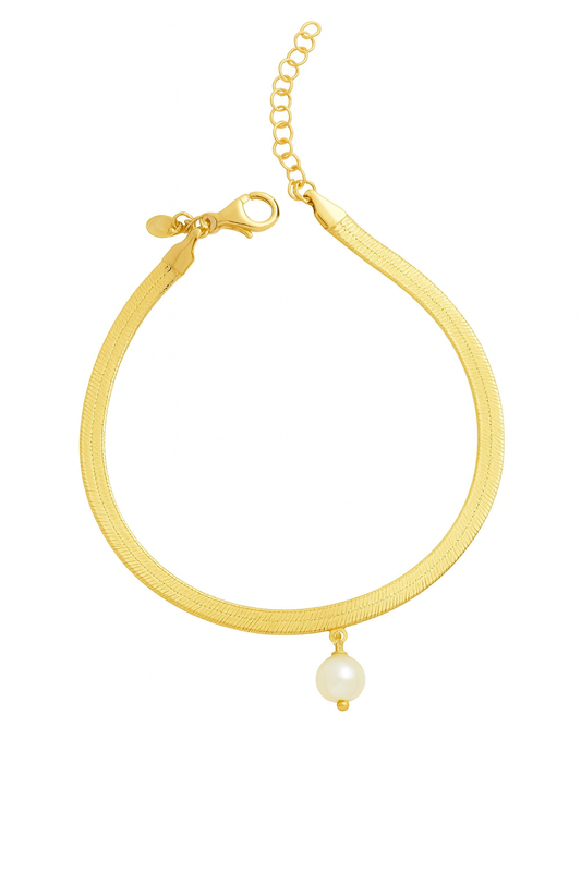 Herringbone Pearl bracelet