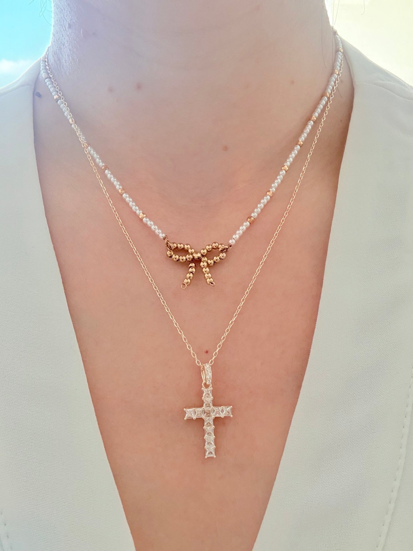 Princess-Cut Cross (chain included)