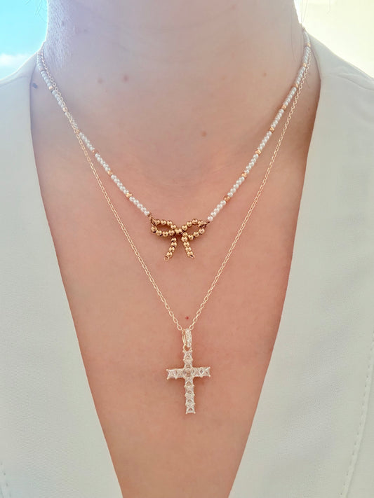 Princess-Cut Cross (chain included)