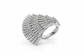 Radiant Fan Pavé Adjustable Cubic Zirconia Ring