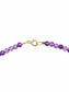 14K Gold Amethyst Necklace