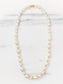 14k Gold Mediterranean Pearl Necklace
