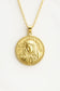 Double-Sided Constantine Coin & Holy Mary Pendant