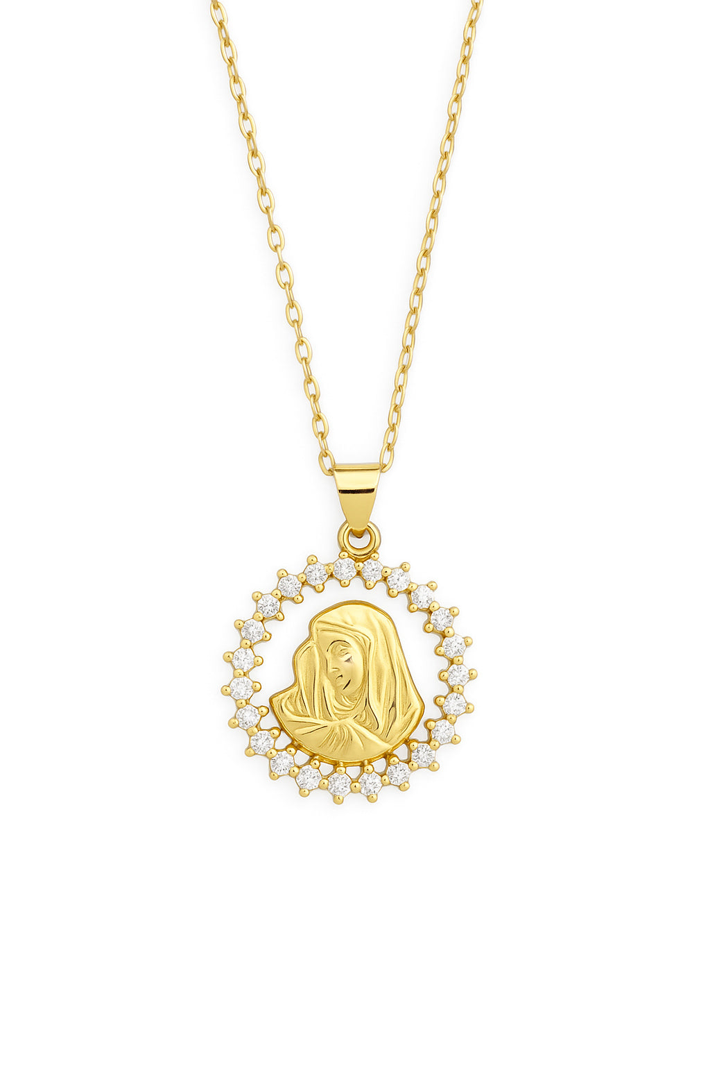 Virgin Mary Halo Pendant