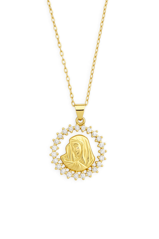 Virgin Mary Halo Pendant