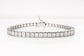 Channel-set Cubic Zirconia Tennis Bracelet