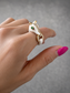 Emerald Gaze Horse Ring