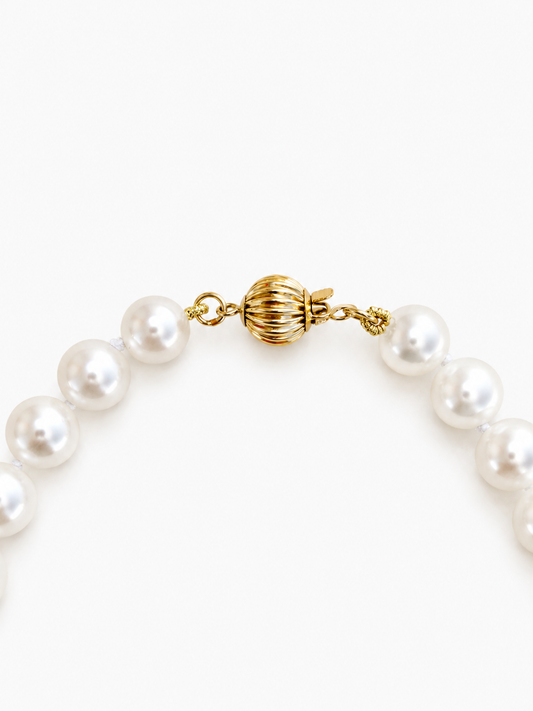 14k Gold Classic Pearl Necklace