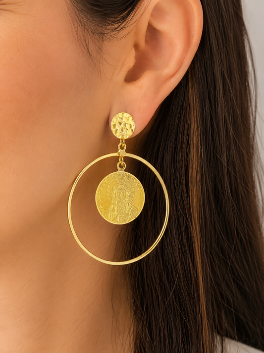Constantine Vintage Gold Hoops