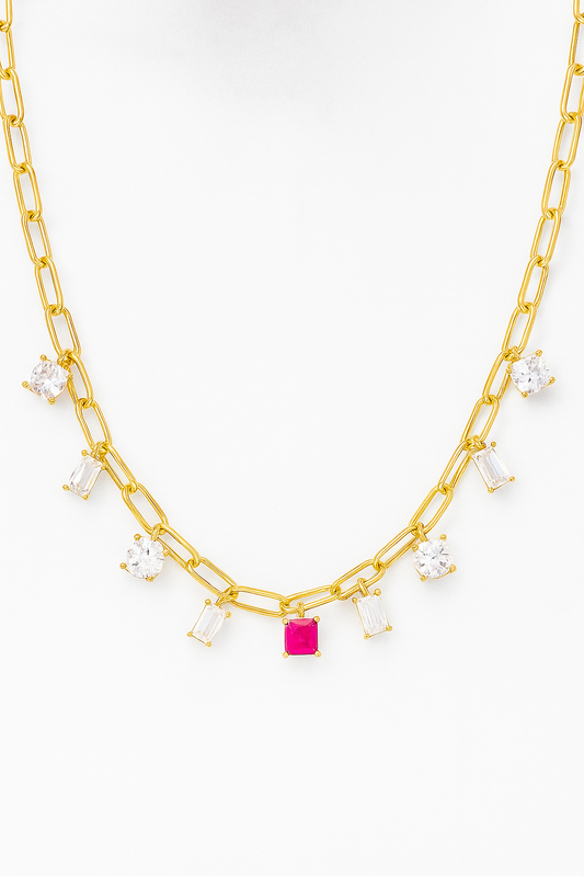 The Fuschia necklace