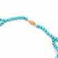 14k Gold Turquoise Link Necklace