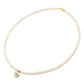 14k Gold Eye Freshwater Pearl Necklace