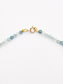 14K Gold & Natural Aquamarine Necklace