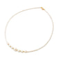 Oval pearl necklace