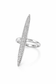 Pavé Bar Ring with Cubic Zirconia – Sterling Silver