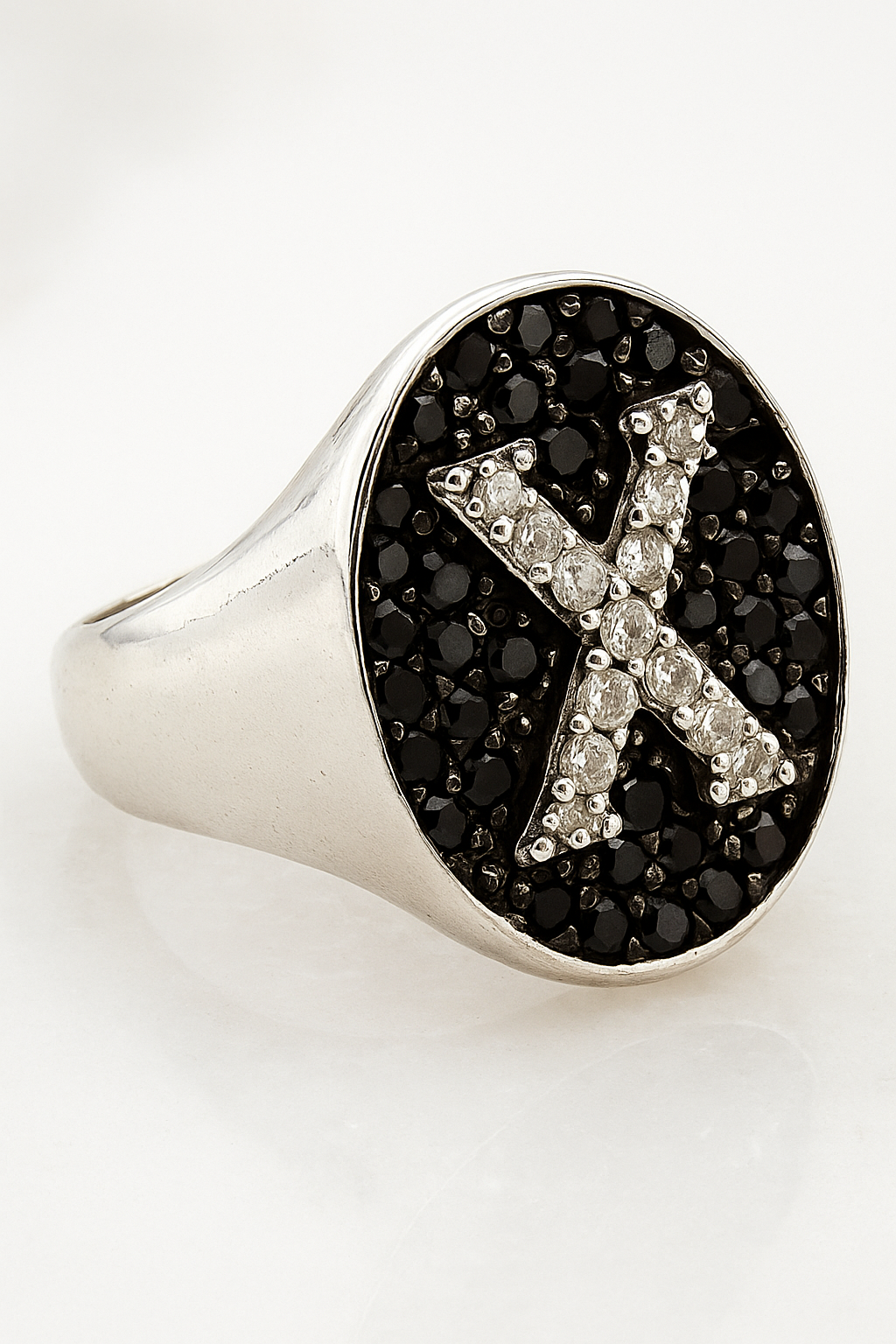 "X" Initial ring