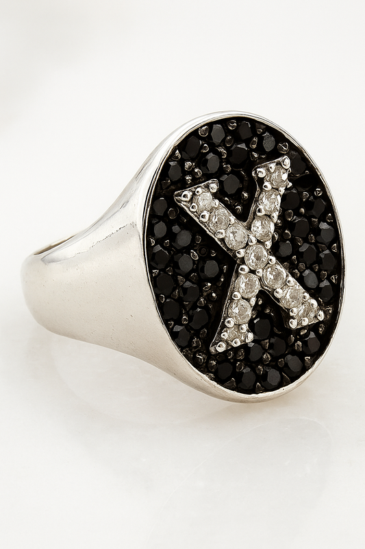 "X" Initial ring