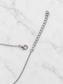 Emerald-Cut Zirconia Halo Necklace