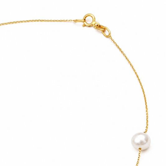 Pearl Station Necklace