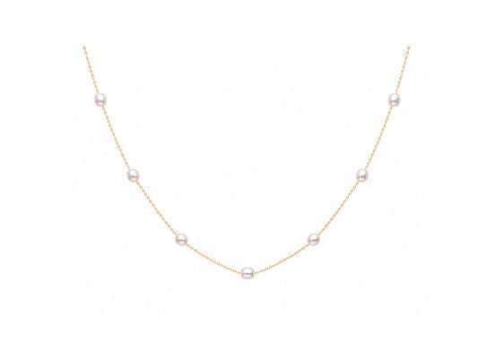 Pearl Station Necklace