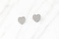 Mini Zirconia Heart Stud Earrings