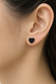 Mini Zirconia Heart Stud Earrings