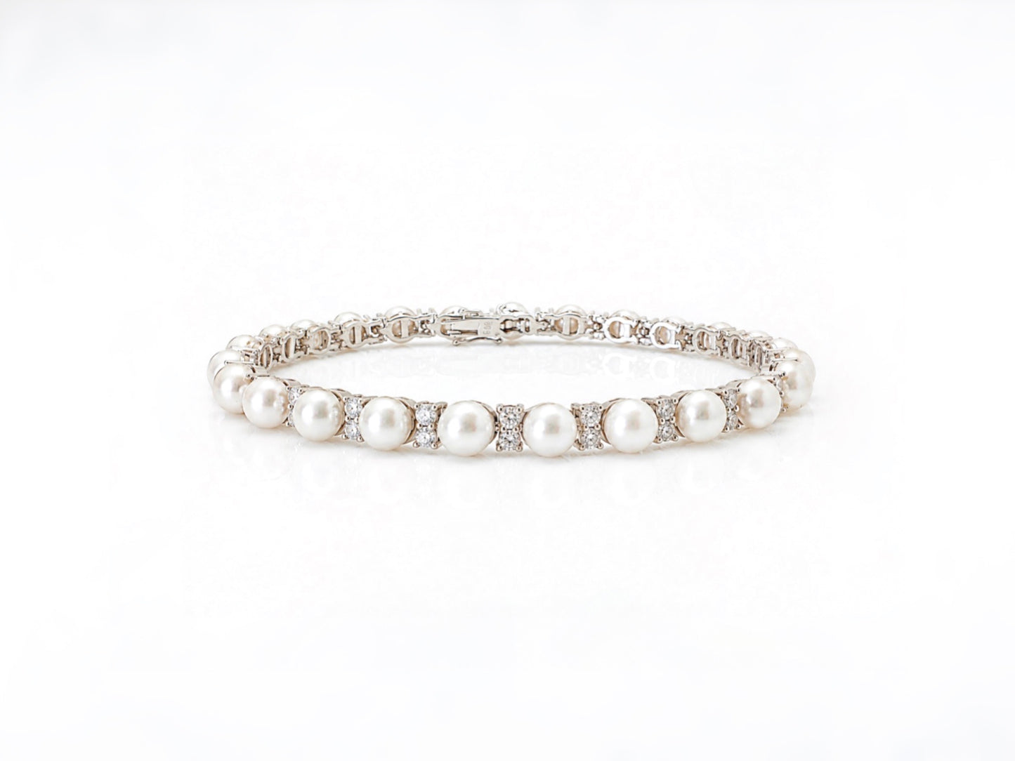 Crystal Line Tennis Bracelet