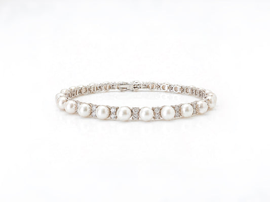 Crystal Line Tennis Bracelet