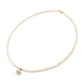 14k Gold Eye Freshwater Pearl Necklace