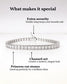 Channel-set Cubic Zirconia Tennis Bracelet