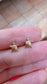 9K Yellow Gold Petite Turtle Stud Earrings