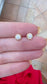 14K Yellow Gold Freshwater Pearl Stud Earrings